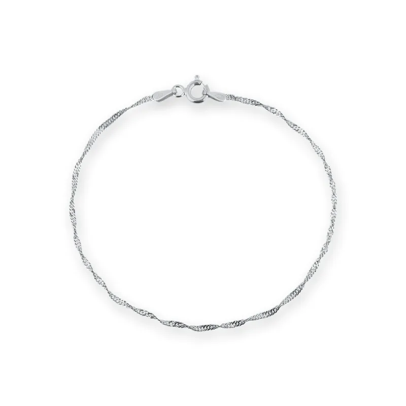 JVD Dámský stříbrný náramek ryz. 925/1000 SVLCSINGSJ12517