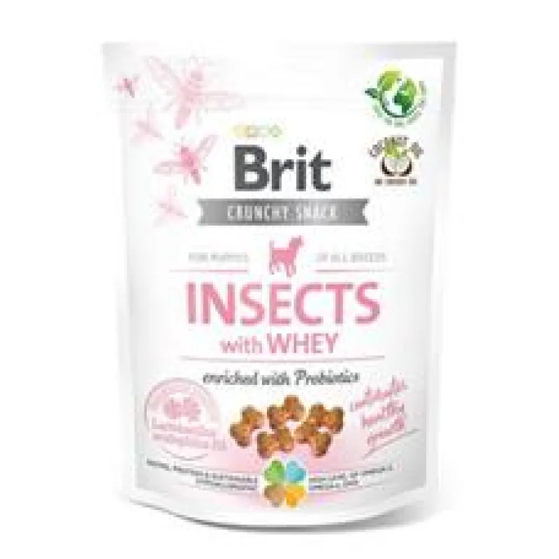 Brit Care Dog Crunchy Crack.Insec.Puppy Whey Prob 200 g