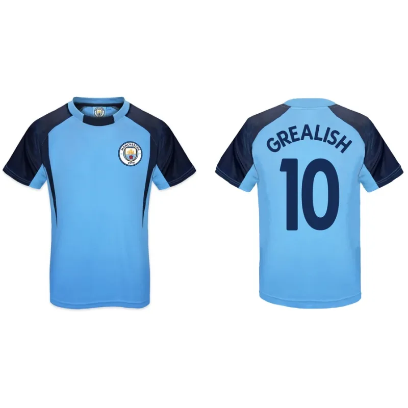 Manchester City Jack GREALISH tréningové tričko modré detské - SKLADOM