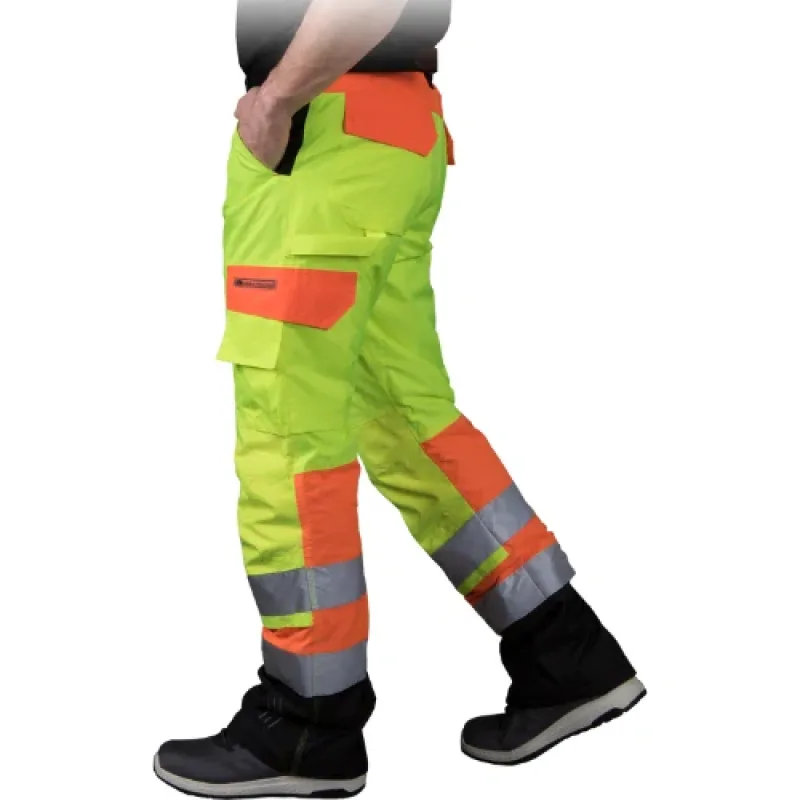 Leber&Hollman STRADA zateplené nohavice do pása žltá