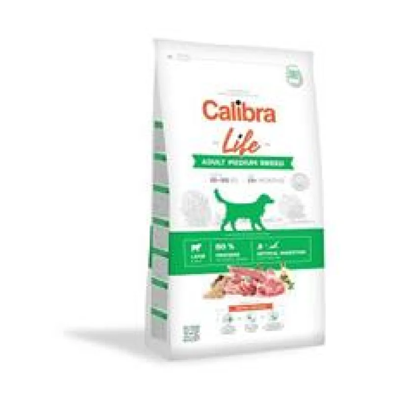 Calibra Dog Life Adult Medium Breed Lamb 12 kg + pochoutka Calibra Joy Dog Chewy