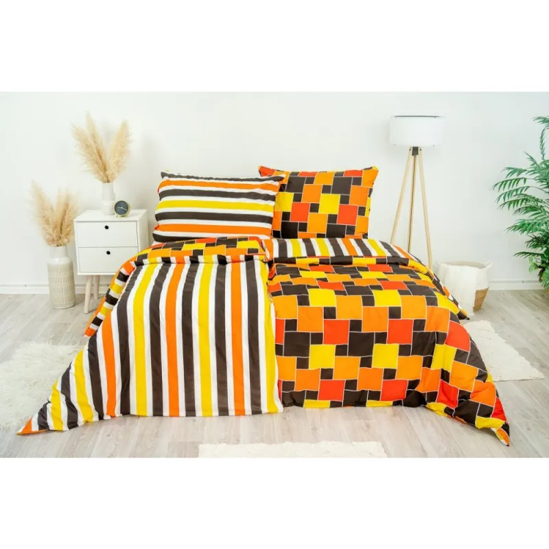 Stanex Luxusné obliečky Orange 140x200/70x90 cm