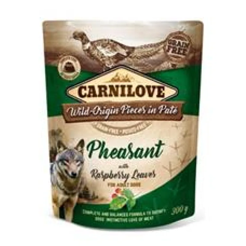 Carnilove Dog Pouch Paté Pheasant & Raspberry 300 g