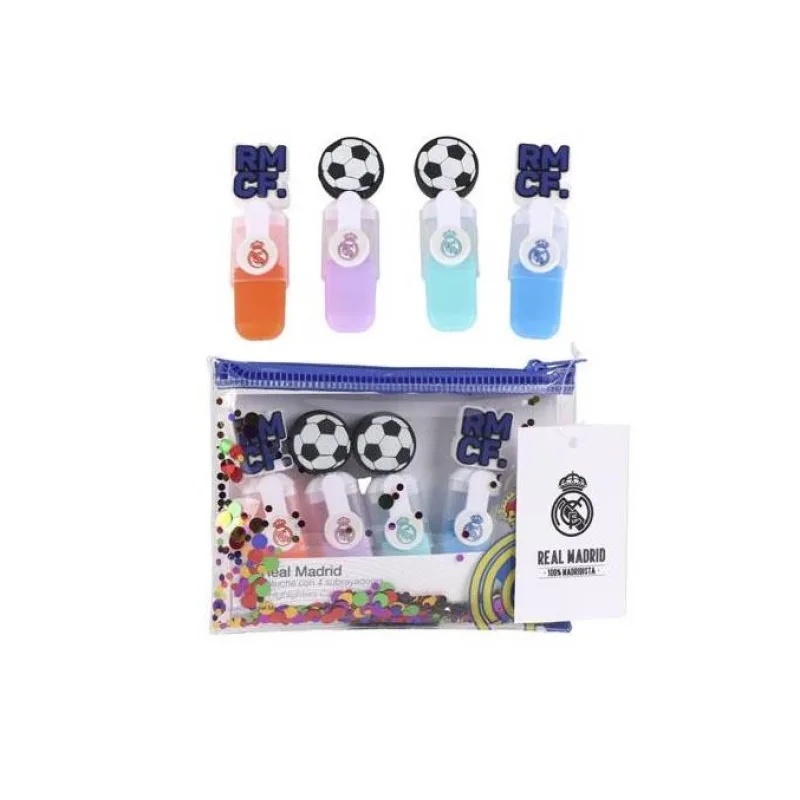 Real Madrid zvýrazňovače (4 ks v balení)