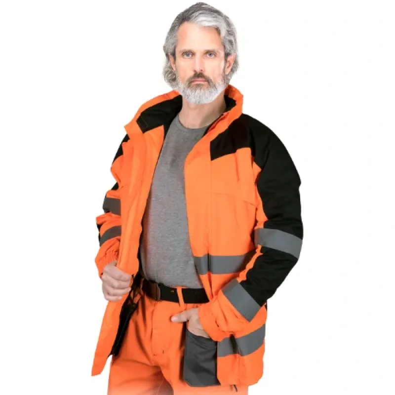 Leber&Hollman TORTON reflexná bunda oranžová