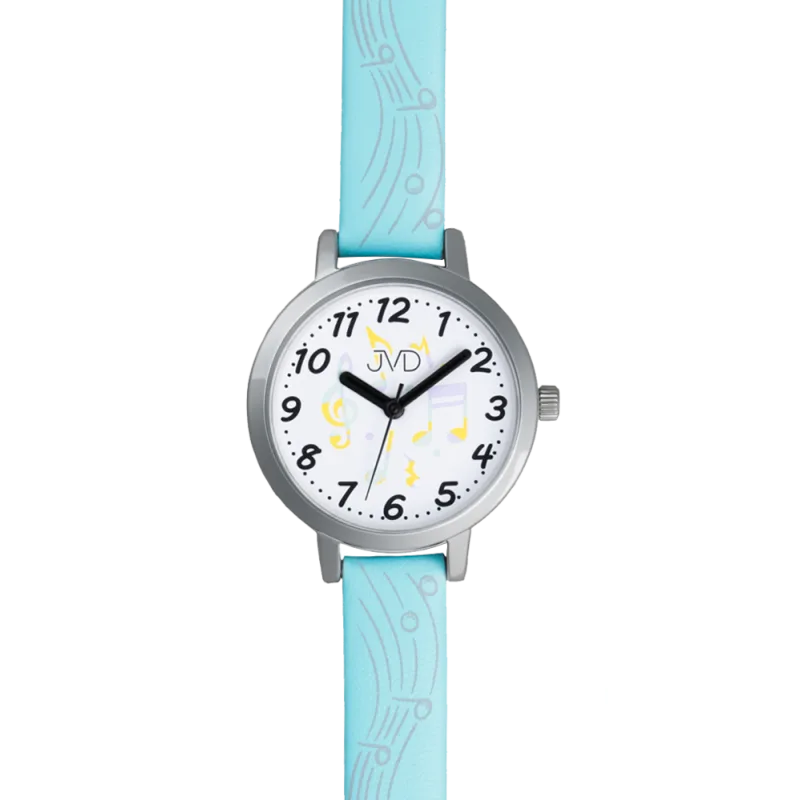 JVD Dětské dívčí hudební hodinky s notami JVD J7222.2