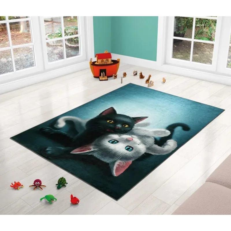 Detský koberček 100x150 cm mačičky