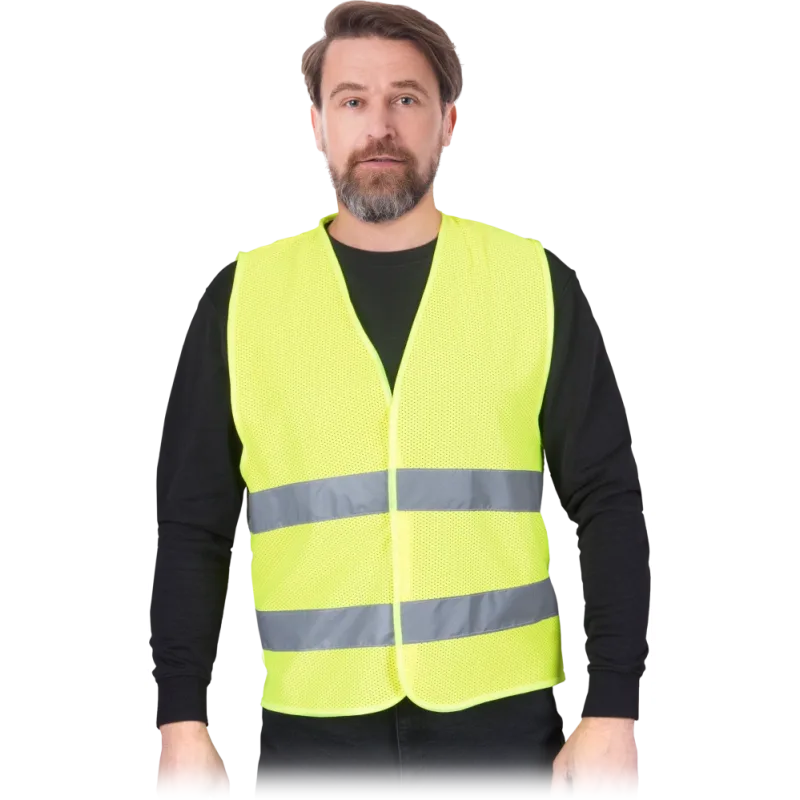 Reis KOS MESH HI-VIS výstražná vesta zo sieťoviny žltá M-3XL