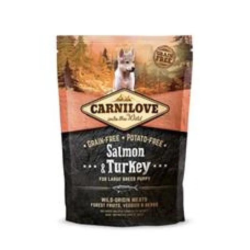 Carnilove Dog Salmon & Turkey for LB Puppies 1,5 kg