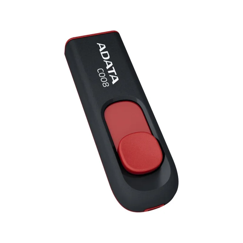 32GB USB ADATA C008 čierno/ červená (potlač) AC008-32G-RKD