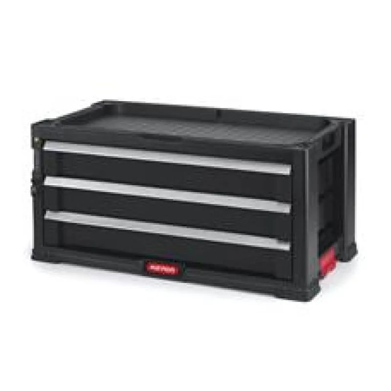 Keter Skříňka se 3 šuplíky černá