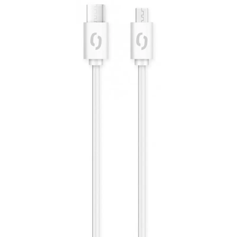 ALIGATOR Dátový kábel POWER 3A, USB-C/ microUSB biely DATKP42
