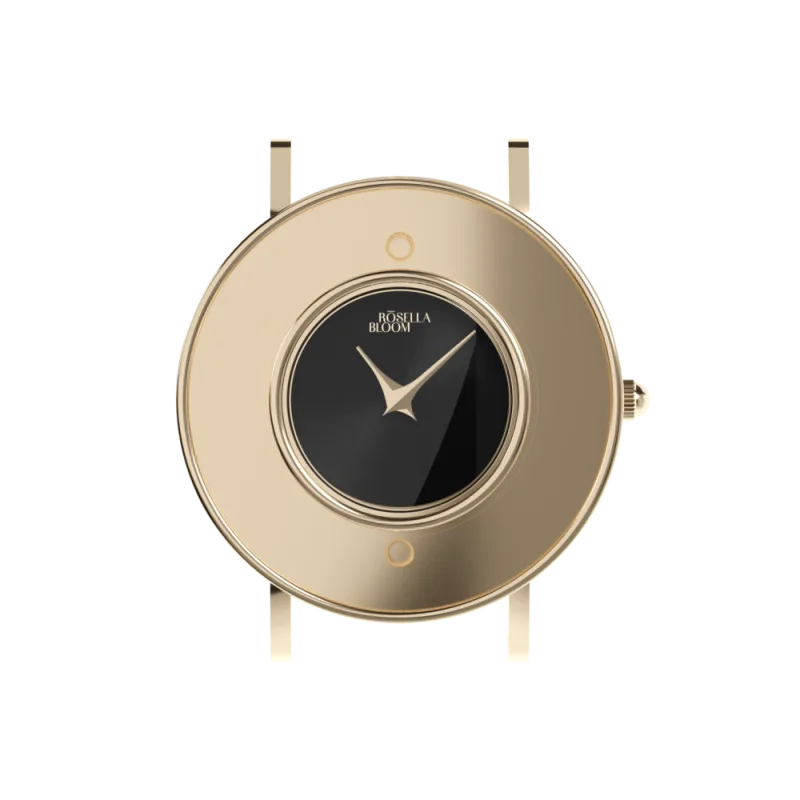 Zlaté pouzdro/černý číselník RBG14C819-03XS