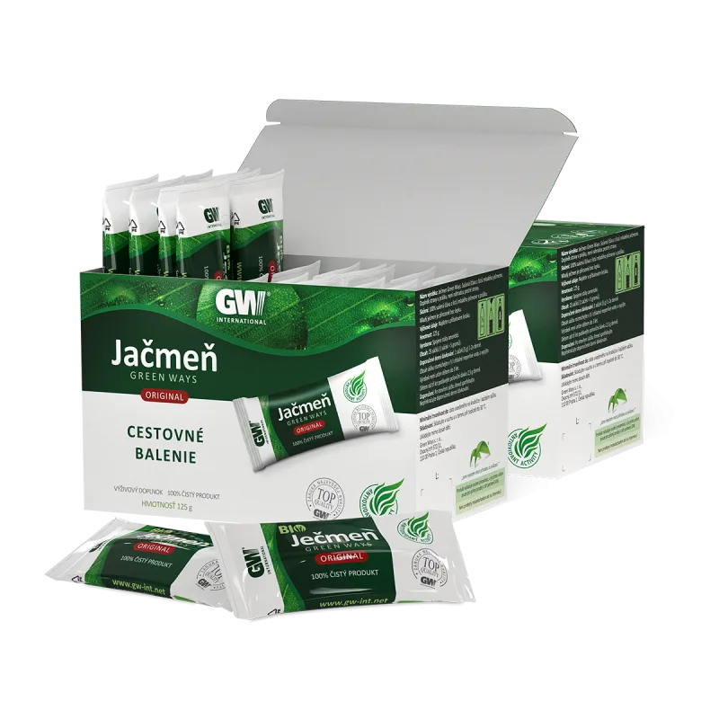 Cestovné balenie BIO Jačmeň GW (125g + 125g)