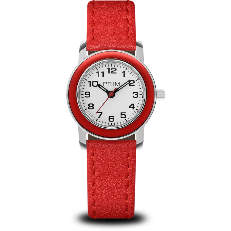 PRIM Dětské červené hodinky PRIMky Pastelka 2025 - B W05P.13256.B