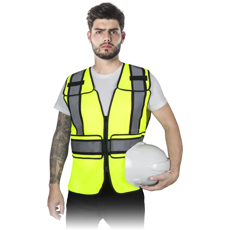 Reis KOS FLEX HI-VIS výstražná vesta žltá M-3XL
