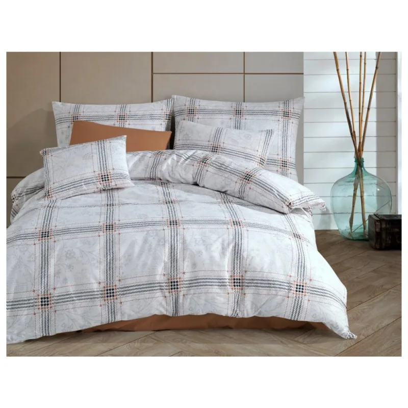 BAVLNENÉ OBLIEČKY Quatre Biele 140x200/70x90 cm