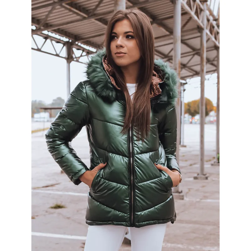 Dámska bunda PAGET zelená Dstreet TY2400 S