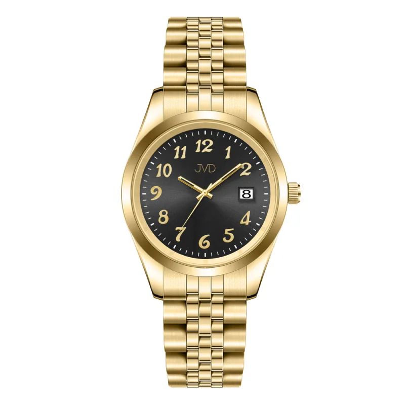 JVD Dámské zlacené módní designové náramkové hodinky JVD JZ216.3