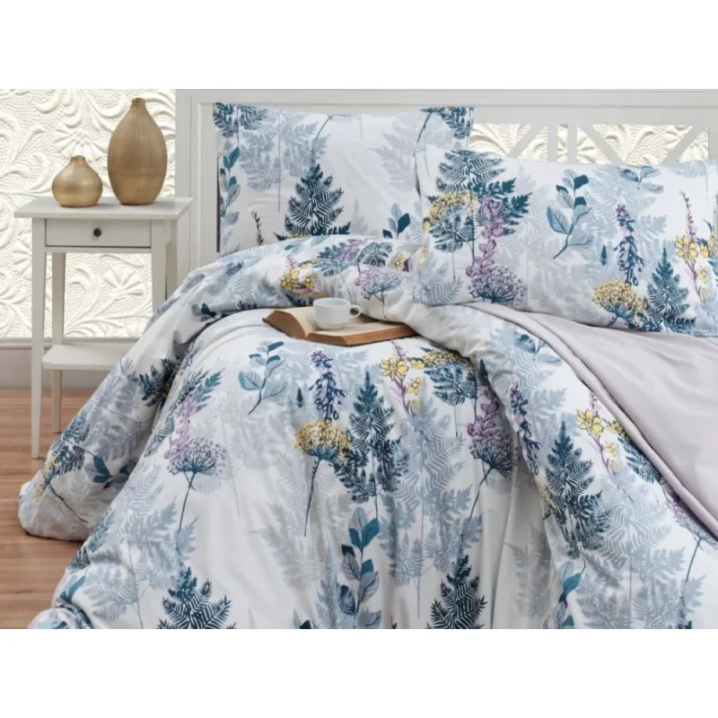 Krepové obliečky Wood grey 140x220/70x90 cm