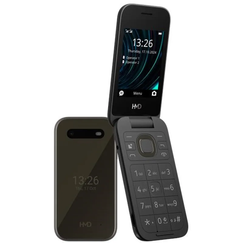 HMD Nokia 2660 Flip Dual SIM, 4G, černá (2025), (CZ, SK, HU)…