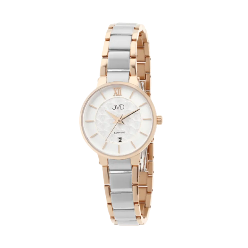 Dámské náramkové hodinky JVD JG1005.3 se safírovým sklem