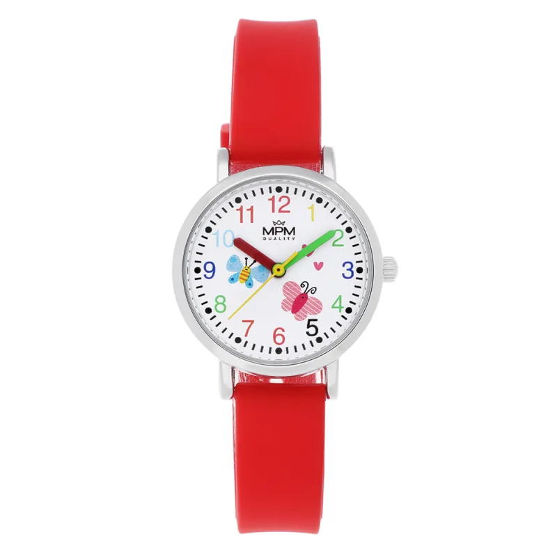 MPM Dívčí model dětských MPM hodinek na silikonovém pásku W05M.11335.B