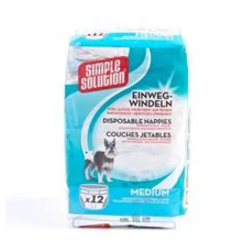 Simple Solution Pleny pro psy, 12ks, velikost M