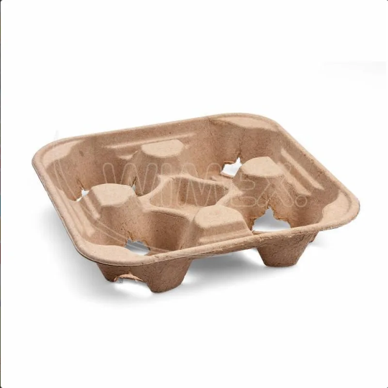 Podnos na 4 kelímky 22 x 22 cm [50 ks] (76273)