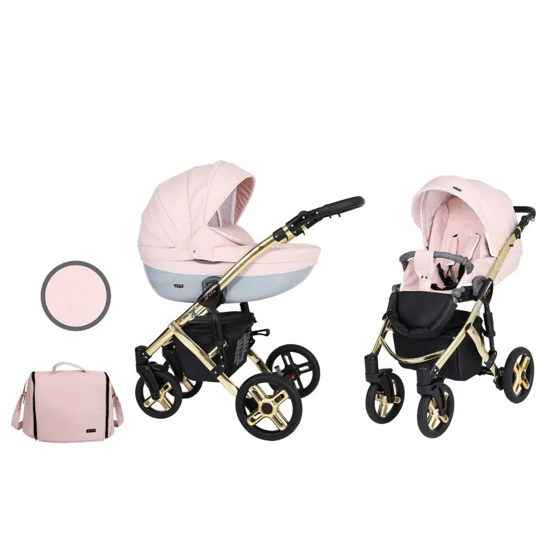 Kočík Kunert Mila Premium gold frame 2v1 - 05