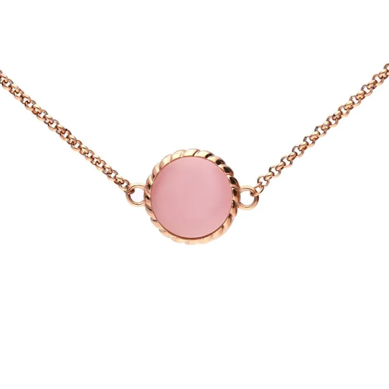 MPM Ocelový náhrdelník z chirurgické oceli Necklace 7991, Gold