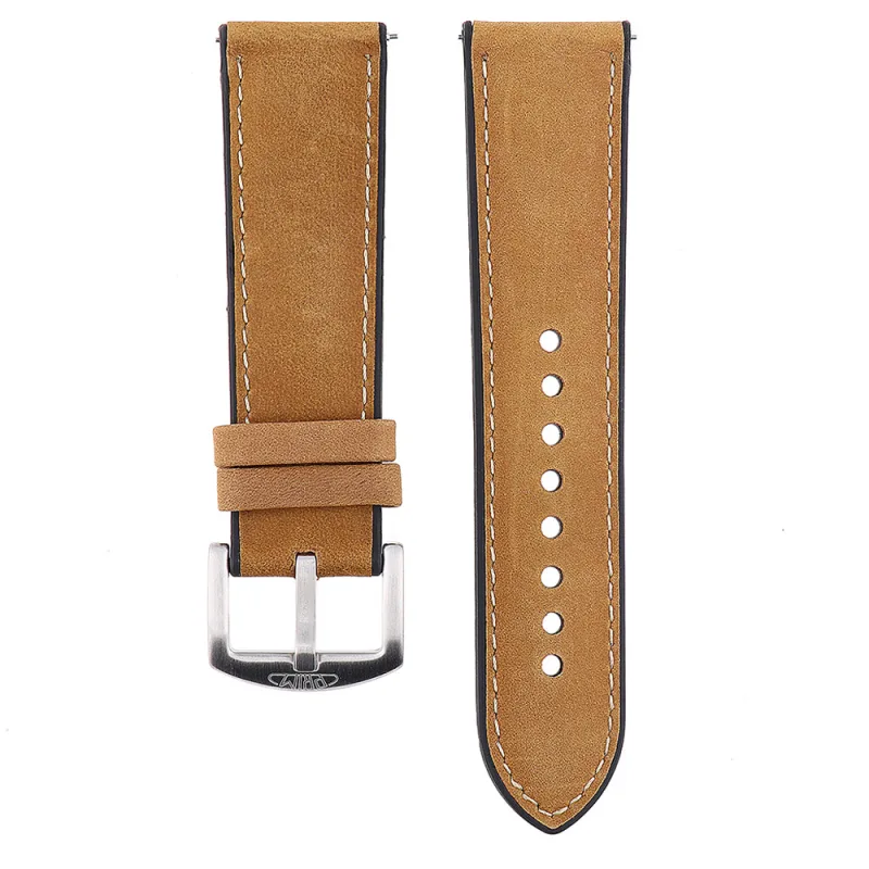 PRIM Kvalitní koženo-silikonový řemínek značky PRIM RB.13184.24 (24 mm) - D