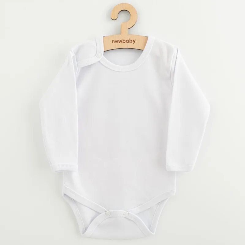 Body dlhý rukáv New Baby II - biele