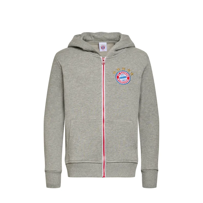 FC Bayern München - Bayern Mníchov mikina šedá detská - SKLADOM
