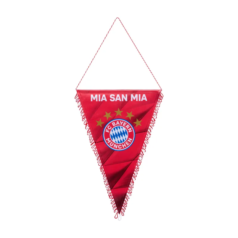 FC Bayern München - Bayern Mníchov Mia san mia vlajočka červená