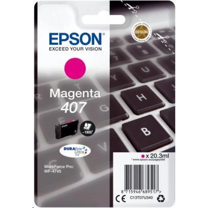 Atramentová kazeta EPSON série WF-4745 "Keyboard" L Magenta 1900 str.…