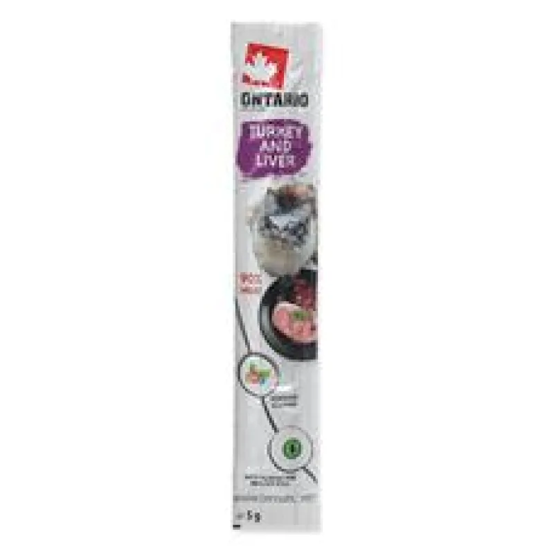 Stick ONTARIO for cats Turkey & Liver 1 ks (5g)