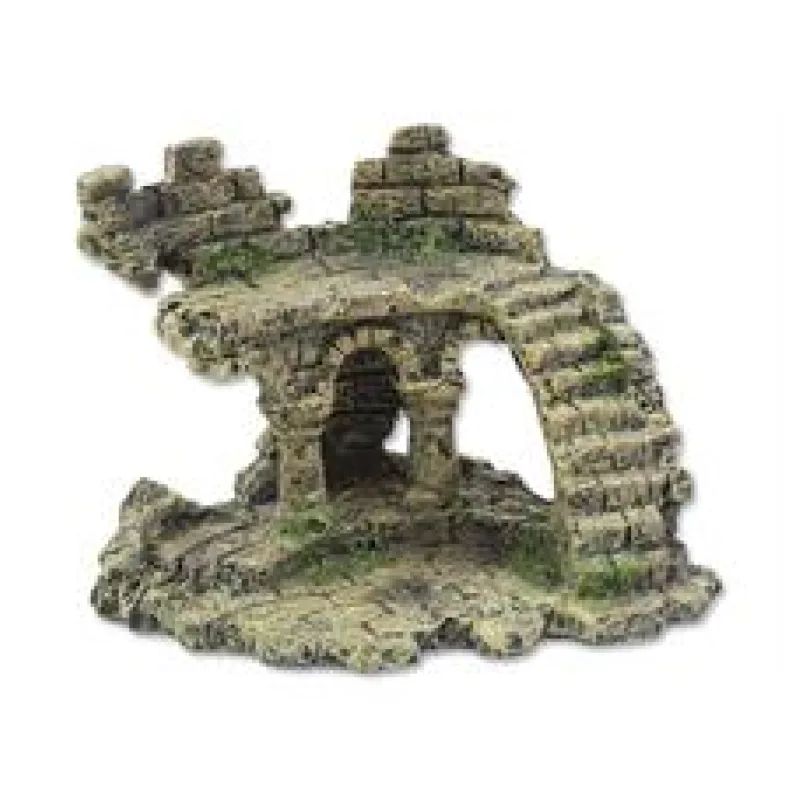 Dekorace Zřícenina hradu 13 cm 1 ks