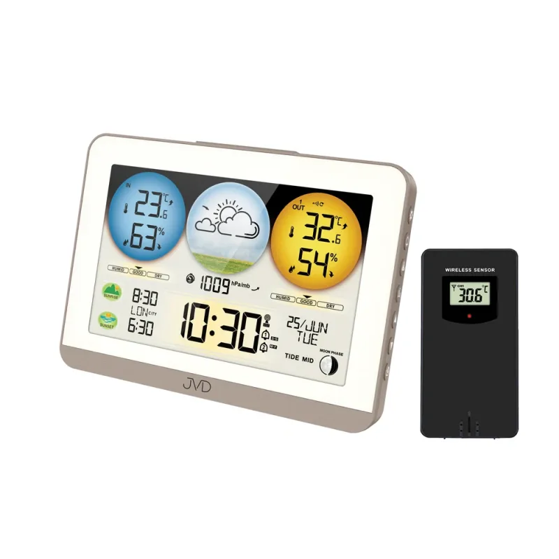 JVD Rádiem řízená meteorologická stanice JVD RB3409
