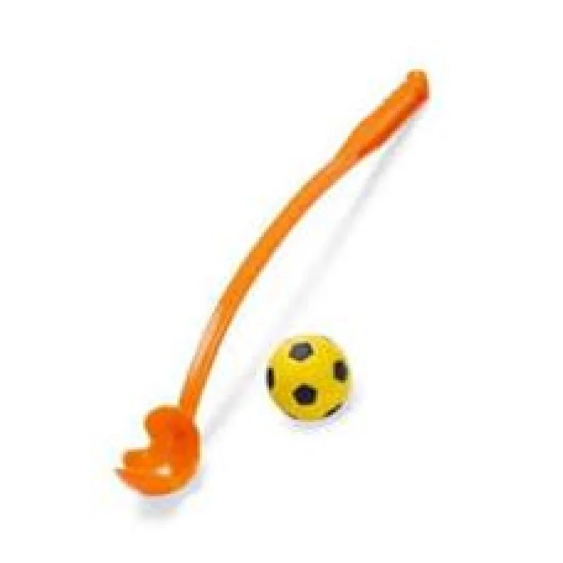 Hračka pes Házedlo 64cm oranž./červ. KAR 64 cm