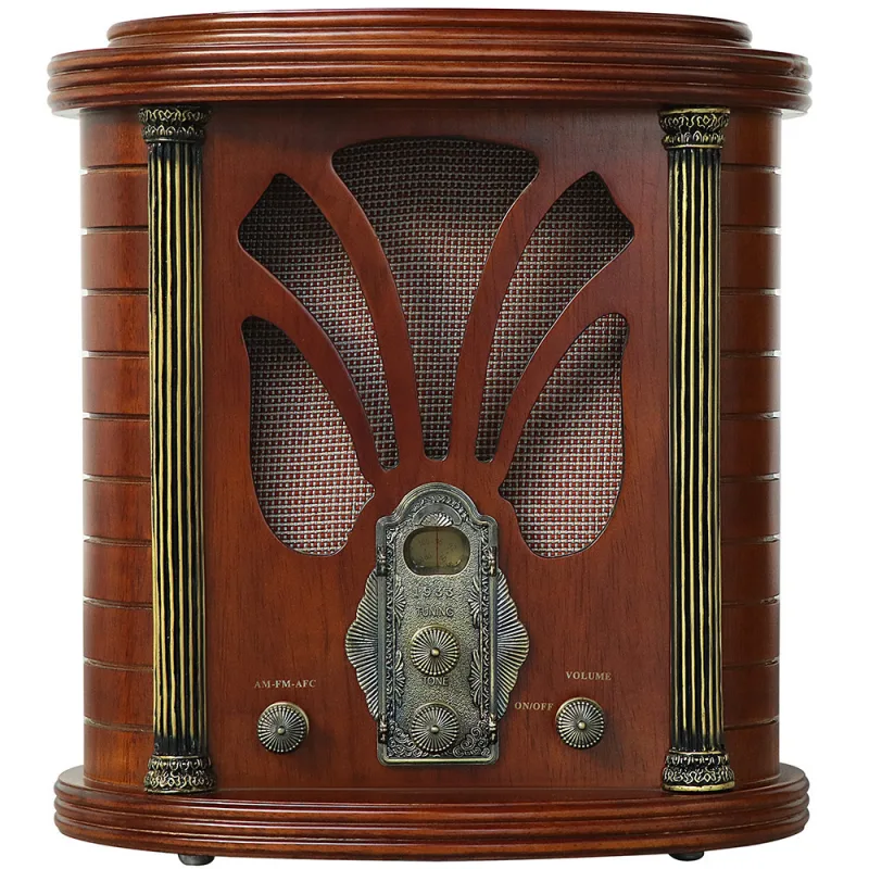 MPM Luxusní dřevěné retro rádio s možností příjmu Rozhlasový přijímač PRIM Rondore I05.1222.52.W