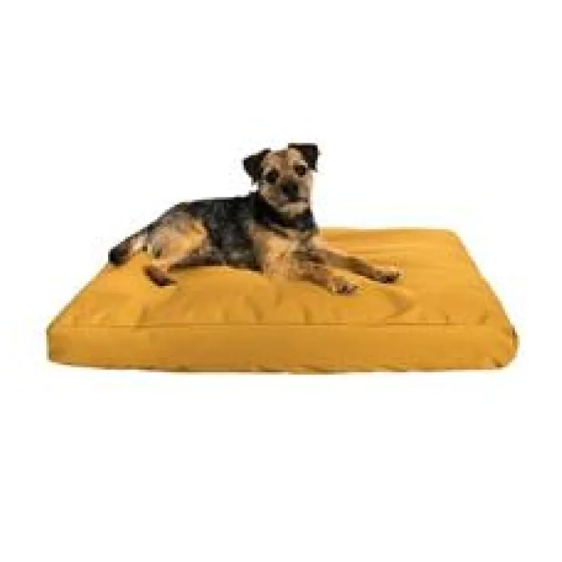 Matrace nylon Buffy okrová se zipem 90x60x10