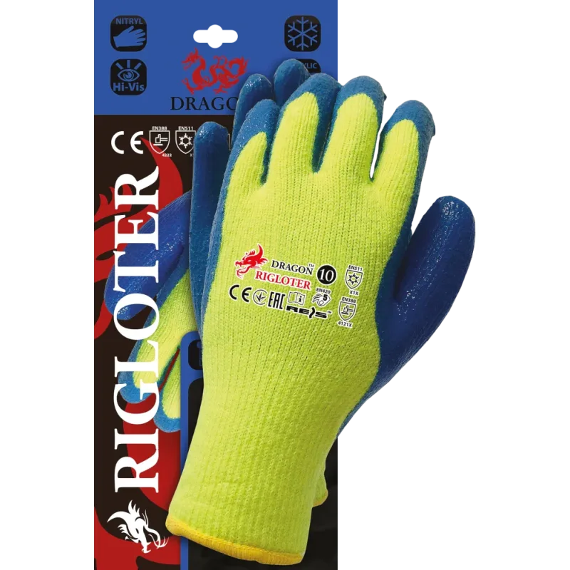 Reis RIGLOTTER Winter rukavice odolné proti oderu a roztrhnutiu 10