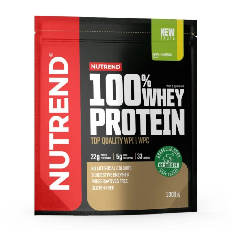 100% WHEY PROTEIN 1000 g - Nutrend Príchuť: Pomaranč