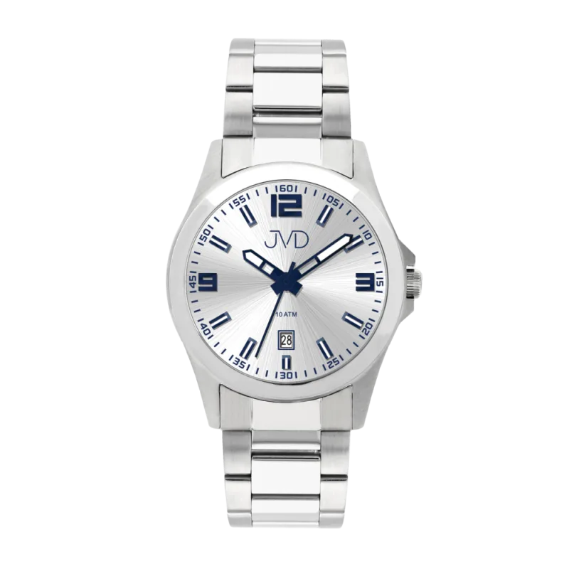 JVD Odolné vodotěsné náramkové pánské hodinky JVD steel J1041.50 10ATM