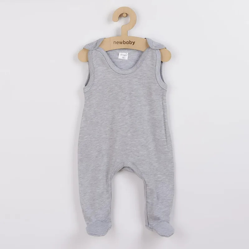 Dojčenské dupačky New Baby Classic II sivé