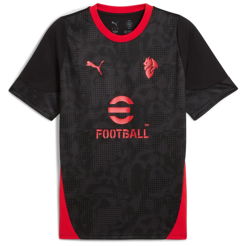 Puma AC Miláno (AC Milan) tréningový dres čierny pánsky 2025-2026