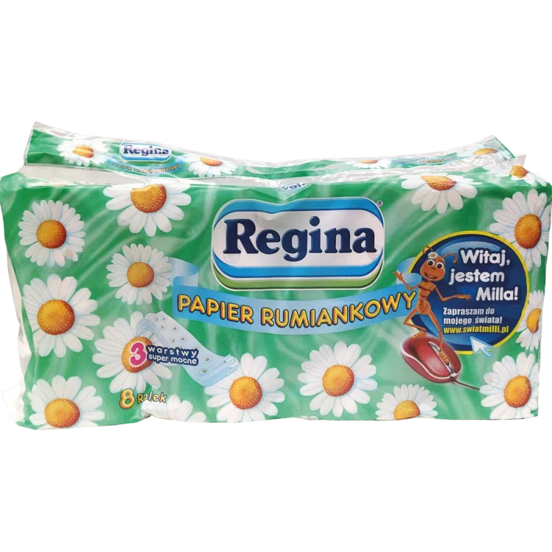 Regina CHAMOMILE PAP 3V toaletný papier biely 8 ks