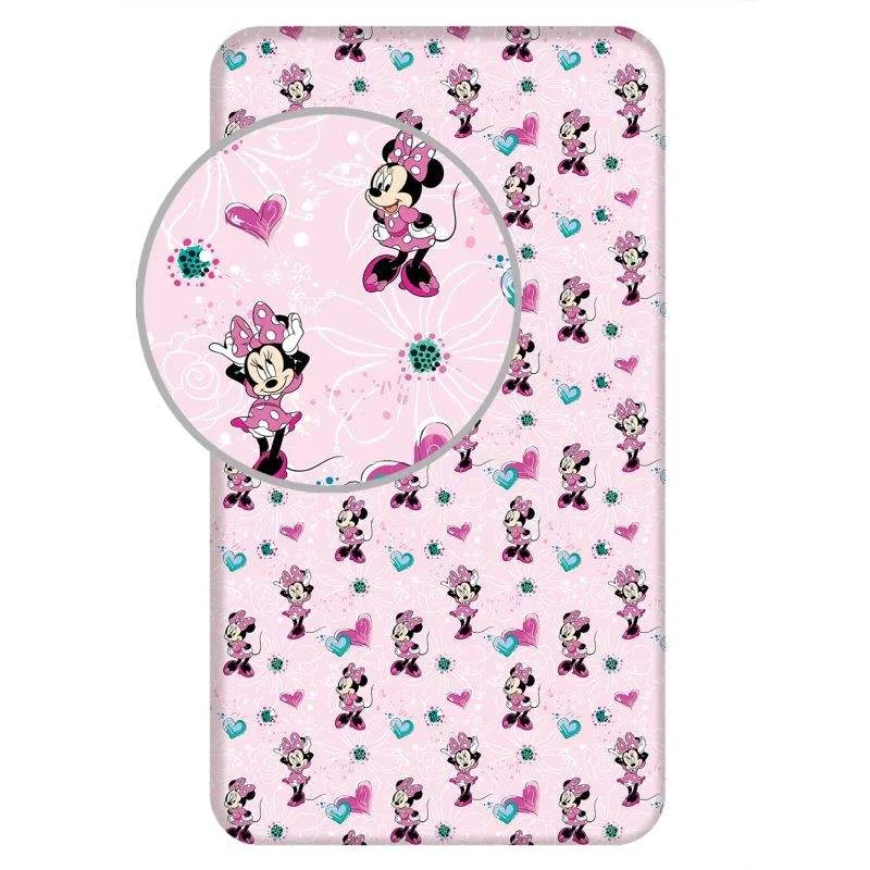 Plachta Minnie Flowers 02 ,90x200 cm