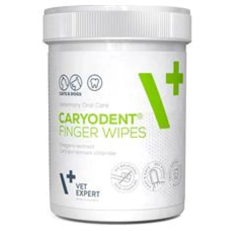 VetExpert caryodent finger wipes 50 ks 50 ks